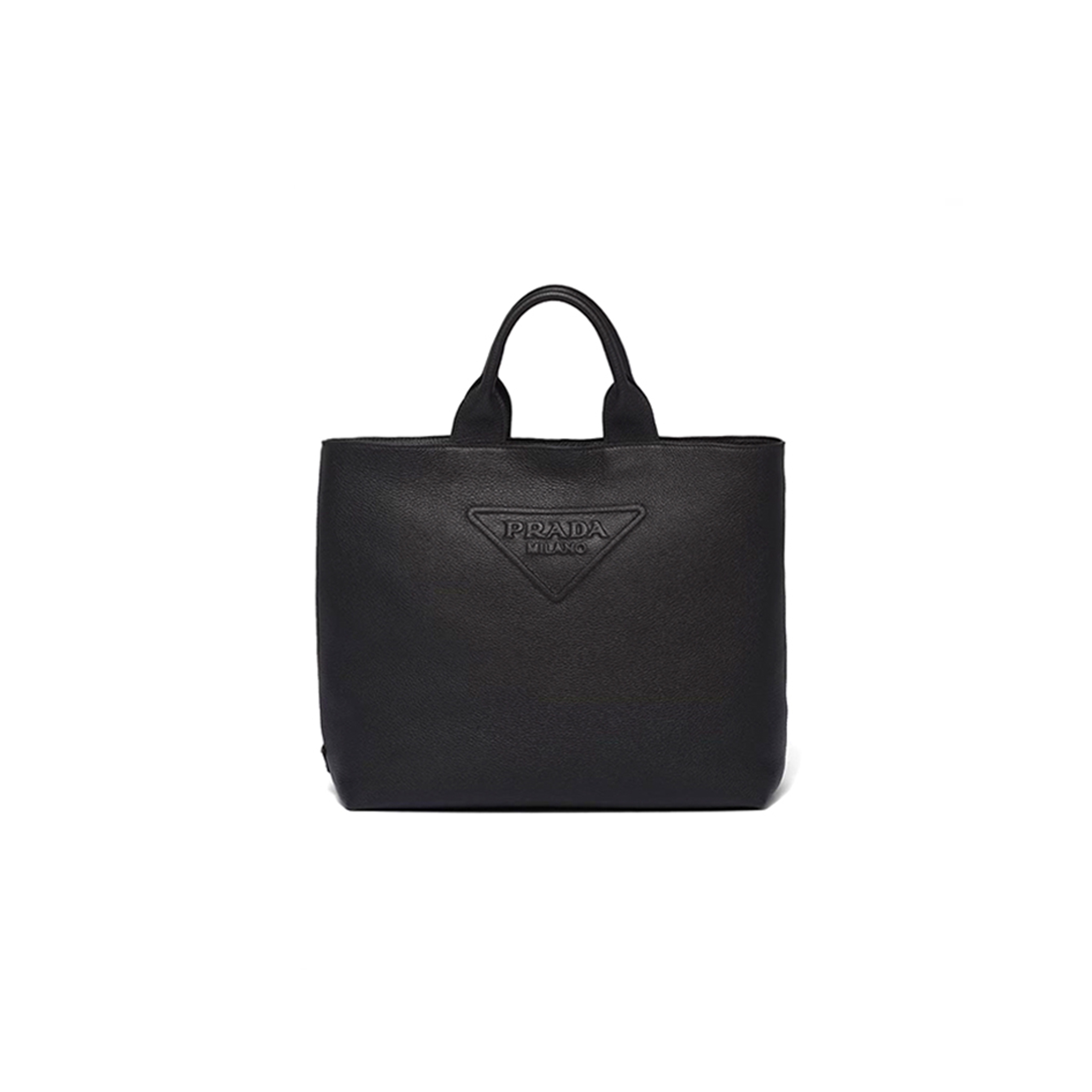 Pra*a leather tote 2vg109 (39*35*14cm)